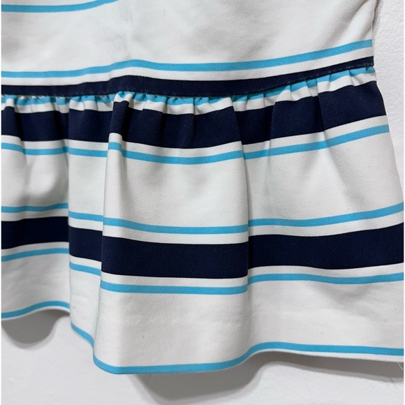 Zara V-Neck Stripes Peplum Sleeveless Women’s Top Size XS - Picture 5 of 9